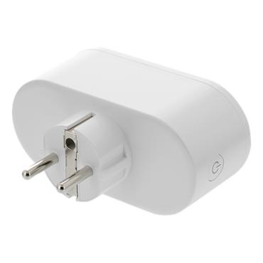 DELTACO SH-P02E - smart kontakt - 802.11b/g/n - vit