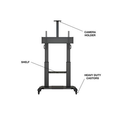 Multibrackets M Public Dual Pillar 180 HD vagn - f&ouml;r platt panel - svart
