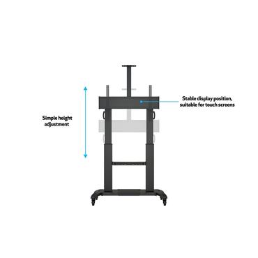 Multibrackets M Public Dual Pillar 180 HD vagn - f&ouml;r platt panel - svart