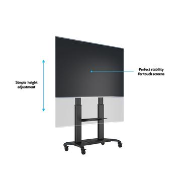 Multibrackets M Public Dual Pillar 180 HD vagn - f&ouml;r platt panel - svart