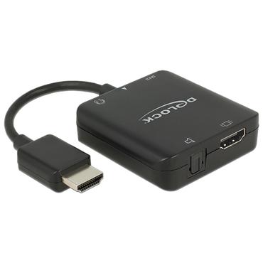 Delock 4K compact - HDMI-ljudsignalsextraktor