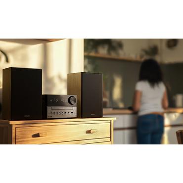 Philips 3000 series TAM3505M2/12 stereoanlæg Home audio micro system 20 W Sort