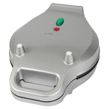 Clatronic WA 3772 silber 1 vaffel/vafler 700 W S&oslash;lv