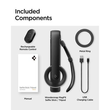 SPIGEN S571W MAGSAFE BLUETOOTH SELFIE STICK TRIPOD BLACK