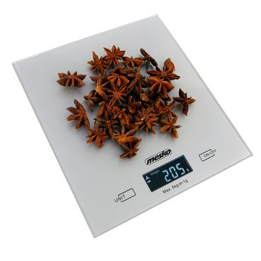 Mesko Home MS 3145 Grå Bordplade Rektandel Elektronisk køkkenvægt