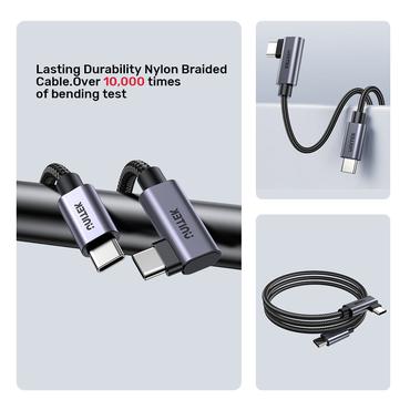 Unitek - USB Type-C kabel - 24 pin USB-C til 24 pin USB-C - 1 m