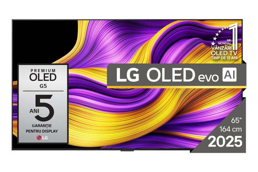 LG OLED evo AI OLED65G51LW TV 165,1 cm (65") 4K Ultra HD Smart TV Wi-Fi Sort