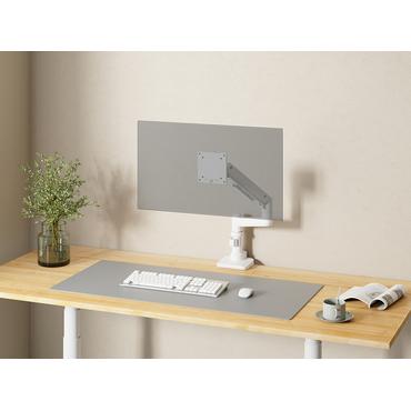Multibrackets M Deskmount Gas Spring Single - monteringssats - justerbar arm - f&ouml;r LCD-display - vit