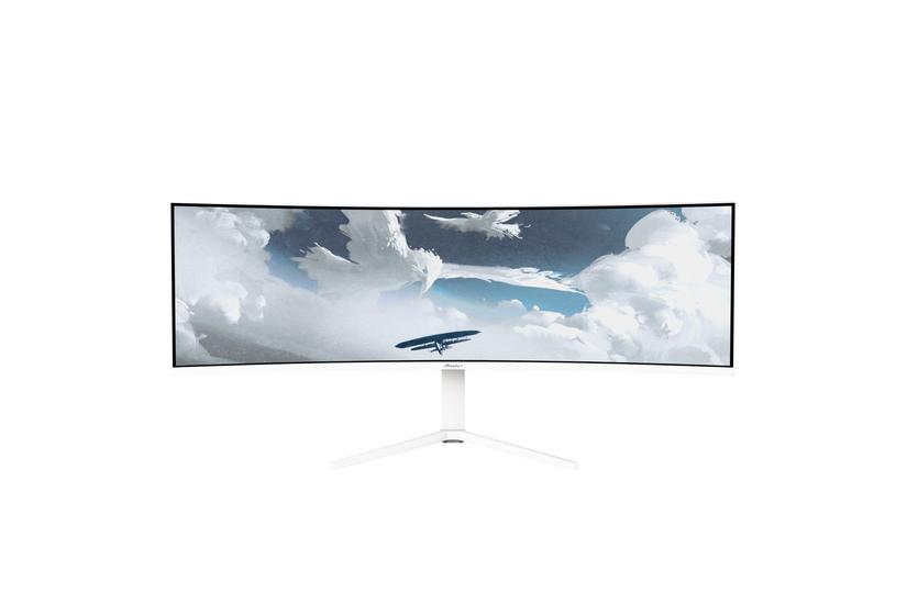 Arozzi Nova 49&rdquo; Curved computersk&aelig;rm 124,5 cm (49") 5120 x 1440 pixel Dual QHD LED Hvid