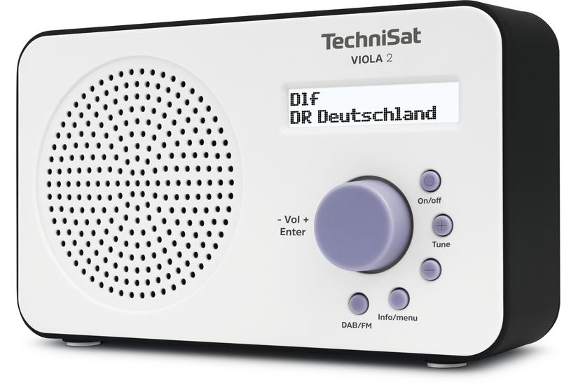 TechniSat 0000/3906 radio Bærbar Digital Sort, Hvid