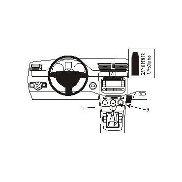 Brodit ProClip Angled mount - montering för mobiltelefon