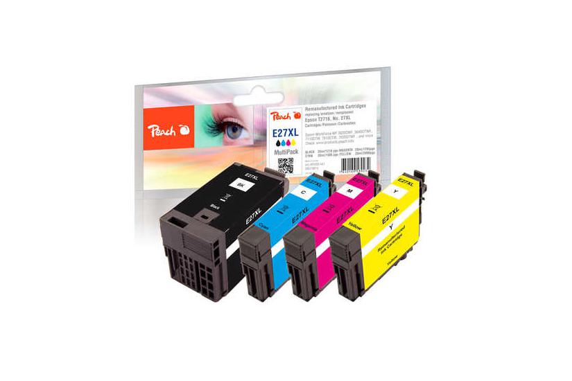 Peach Patrone Epson No.27XL T2715 MultiPack bk,c,m,y remanufactured