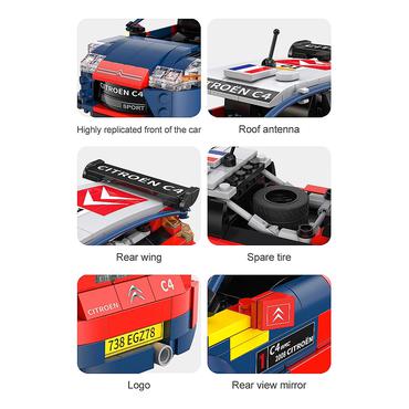 Jamara CaDA 2008 Citroën C4 WRC Radio-kontrolleret (RC) model Bil Elektrisk motor 1:20