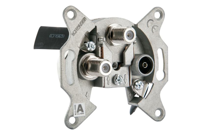 Schwaiger DSE652 531 stikkontakt SAT + TV + Radio