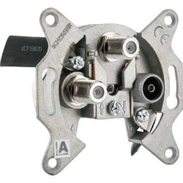 Schwaiger DSE652 531 stikkontakt SAT + TV + Radio