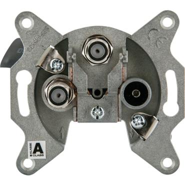 Schwaiger DSE652 531 stikkontakt SAT + TV + Radio