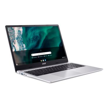 Acer Chromebook CB315-4HT-C5RZ Intel® Celeron® N5100 39,6 cm (15.6") Fuld HD 8 GB LPDDR4x-SDRAM 128 GB eMMC Wi-Fi 6 (802.11ax) ChromeOS Tysk Sølv