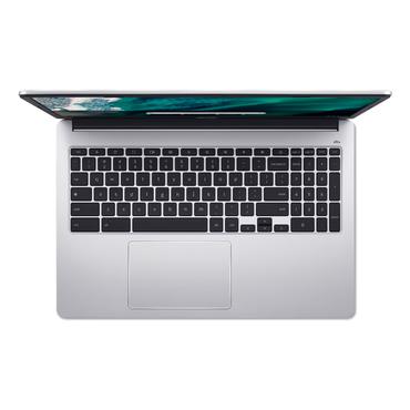 Acer Chromebook CB315-4HT-C5RZ Intel® Celeron® N5100 39,6 cm (15.6") Fuld HD 8 GB LPDDR4x-SDRAM 128 GB eMMC Wi-Fi 6 (802.11ax) ChromeOS Tysk Sølv
