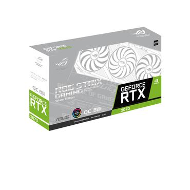 ASUS ROG-STRIX-RTX3070-O8G-WHITE-V2 - NVIDIA RTX3070 - 8GB GDDR6