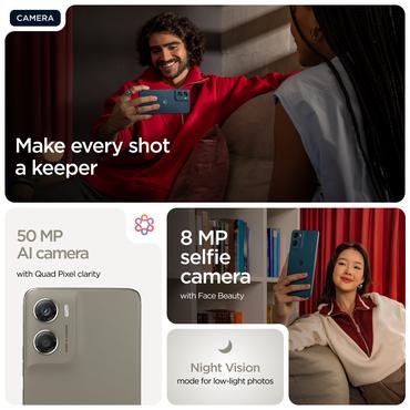 Motorola moto g06 power 17,5 cm (6.88") Dual SIM Android 15 4G USB Type-C 4 GB 64 GB 7000 mAh Kaki