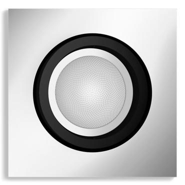 White & Color Ambiance Centura Einbauspot (silber, eckig)