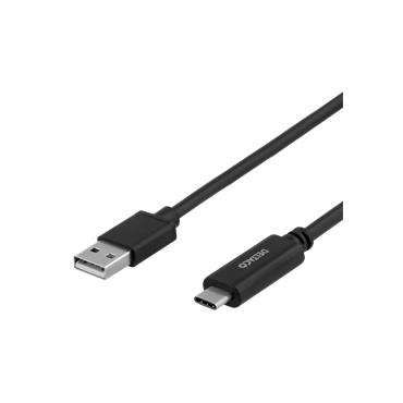 DELTACO - USB Type-C kabel - 24 pin USB-C til USB - 1 m