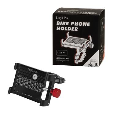 LogiLink Smartphone-Fahrradhalterung, 3,5-7", fixiert
