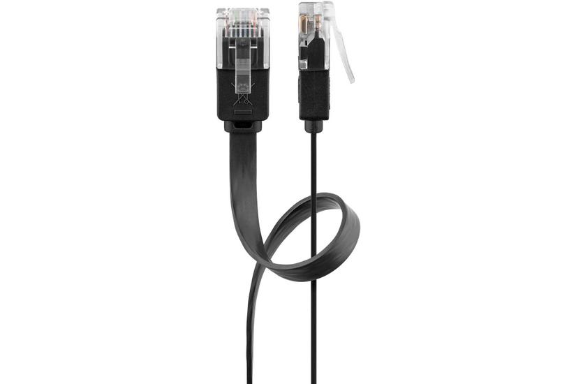 wentronic goobay - netværkskabel - 3 m - sort