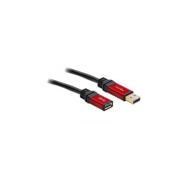 Delock Premium - USB-f&ouml;rl&auml;ngningskabel - USB typ A till USB typ A - 3 m