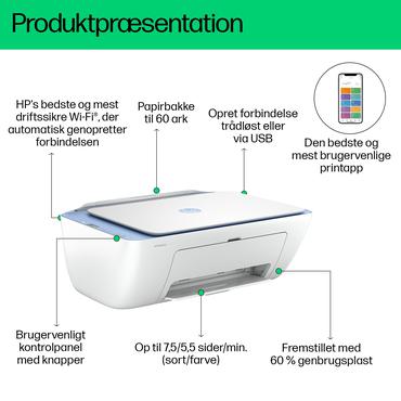 HP Deskjet 2822e All-in-One - multifunktionsprinter - farve