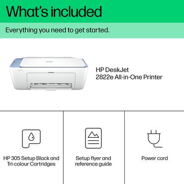 HP Deskjet 2822e All-in-One - multifunktionsprinter - farve