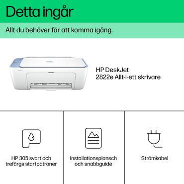 HP Deskjet 2822e All-in-One - multifunktionsprinter - farve