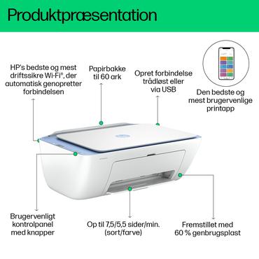 HP Deskjet 2822e All-in-One - multifunktionsprinter - farve
