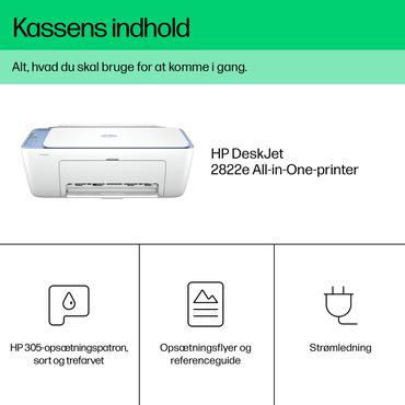HP Deskjet 2822e All-in-One - multifunktionsprinter - farve