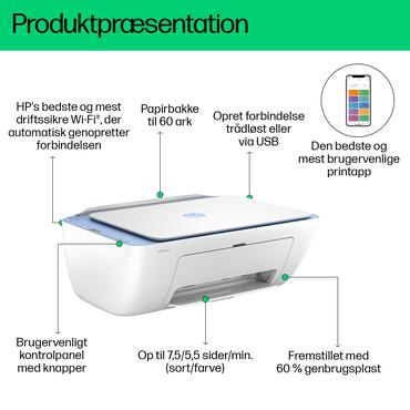 HP Deskjet 2822e All-in-One - multifunktionsprinter - farve