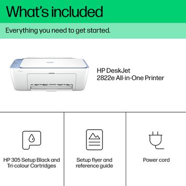 HP Deskjet 2822e All-in-One - multifunktionsprinter - farve