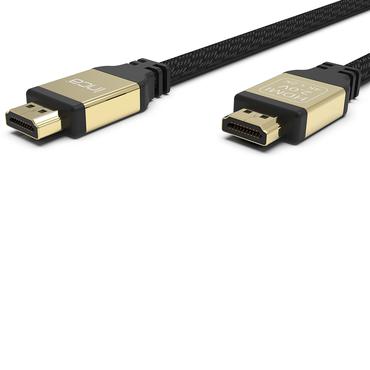 Inca IHD-02 HDMI-Kabel 2 m HDMI Typ A (Standard) Schwarz - Gold (IHD-02)