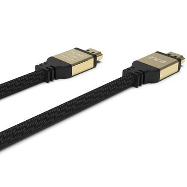 Inca IHD-02 HDMI-Kabel 2 m HDMI Typ A (Standard) Schwarz - Gold (IHD-02)