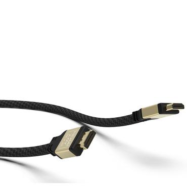 Inca IHD-02 HDMI-Kabel 2 m HDMI Typ A (Standard) Schwarz - Gold (IHD-02)