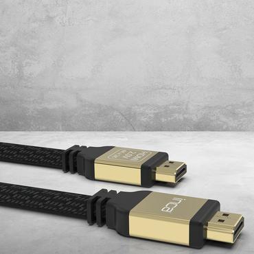 Inca IHD-02 HDMI-Kabel 2 m HDMI Typ A (Standard) Schwarz - Gold (IHD-02)
