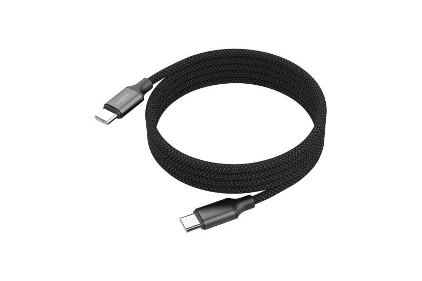 Ansmann 1700-0186 USB-kabel 1,2 m USB C Sort