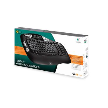 Logitech Wireless Keyboard K350 - tastatur - Fransk