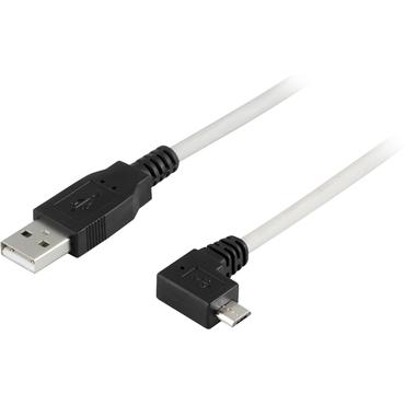 DELTACO - USB-kabel - USB till mikro-USB typ B - 2 m