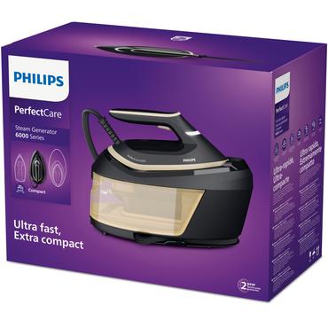 Philips PerfectCare 6000 Series PSG6064 - dampstrygejern - såleplade: SteamGlide Advanced
