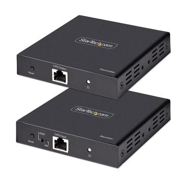 StarTech.com 4K HDMI Extender Over CAT5/CAT6 Cable, 4K 60Hz HDR Video Extender, Up to 230ft (70m), HDMI Over Ethernet Cable, S/PDIF Audio Out, HDMI Transmitter and Receiver Kit - Local Video Out, Power Over Cable (4K70IC-EXTEND-HDMI) - video/ljud/infrar&ouml;d f&ouml;rl&auml;ngare - HDMI