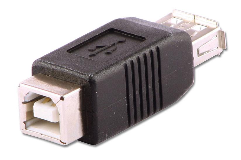 Lindy 71228 kabel k&oslash;nsskifter USB A USB B Sort