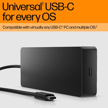 HP Universal - dockingstation - USB-C - HDMI, DP - 10Mb LAN
