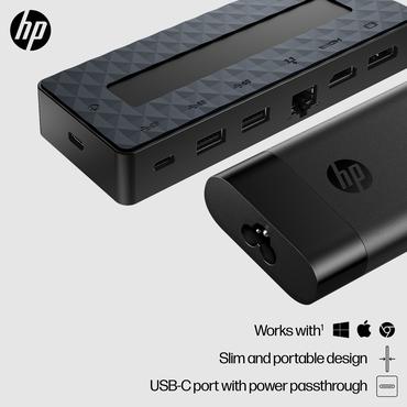 HP Universal - dockingstation - USB-C - HDMI, DP - 10Mb LAN