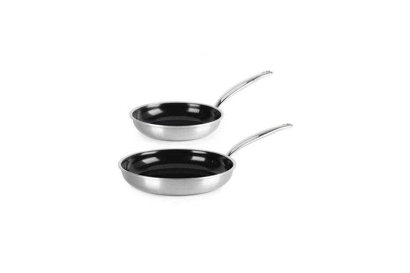 GreenPan Premiere Bratfpannenset 2-tlg., 20+28cm Edelstahl