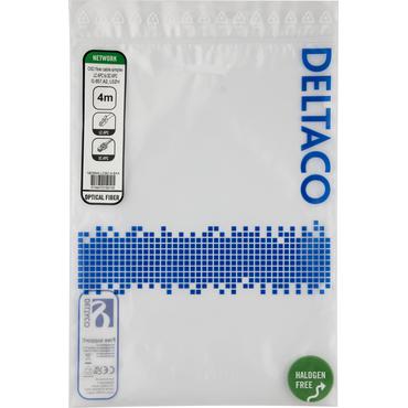 Deltaco LCSC-4-SAA InfiniBand og fiberoptisk kabel 4 m LC SC Gul